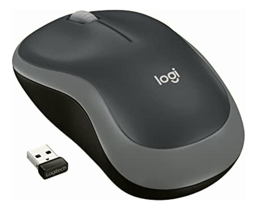 Logitech - M185 - Mouse Inalámbrico Ambidiestro