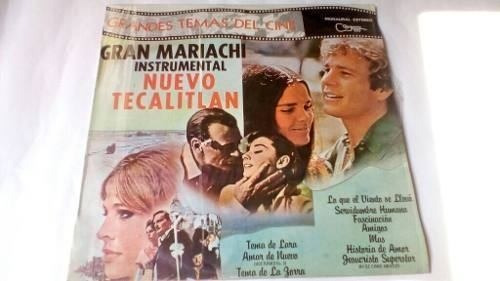 Lp Grandes Temas Del Cine Mariachi Instrumental Nuevo Tec...