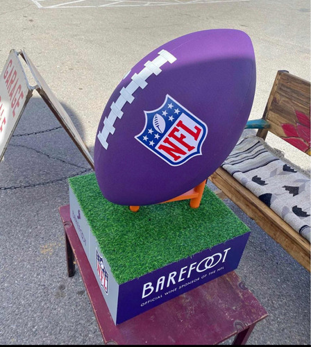 Nfl Stand Balón Decorativo Exhibición.