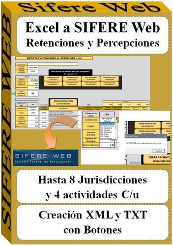 Planilla Excel A Sifere Web Cm03 Retenciones Y Percepciones