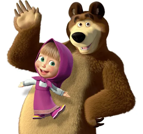 comprar Kit Fondos Y Cliparts Masha Y Oso Imprimibles #607