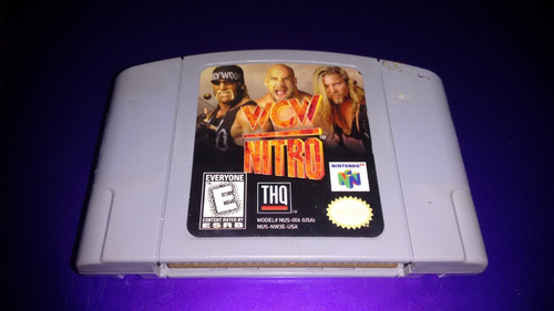 Wcw Nitro Para Nintendo 64,excelente Titulo,checalo