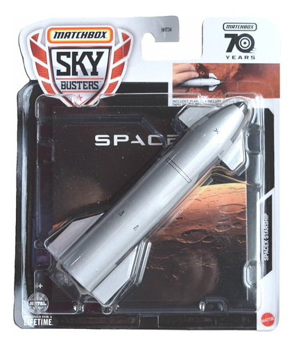 Space X Starship Matchbox Sky Busters - Escala 1/64