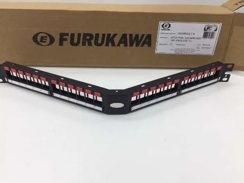 Patch Panel Descarregado 24p Angular Furukawa 1u
