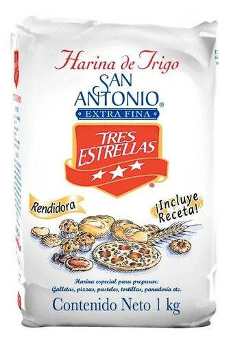 Harina De Trigo San Antonio (10piezas)