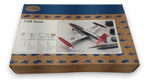 Kit Testors Avião T-33a Trainer 1/48 - 7578 (Usado)