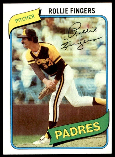 Béisbol Mlb 1980 Topps 651 Rollie Fingers Padres