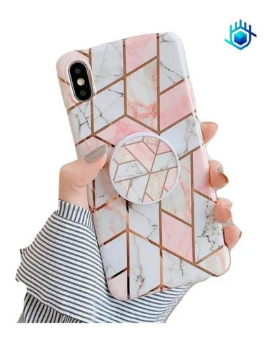 Imagen 2 de 10 de Funda Geometria +pop Galaxy Mujer Hombre Dama Protector Case