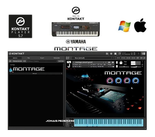 Nord Stage 3 + Yamaha Montage + Vintage Organs (kontakt) | MercadoLivre