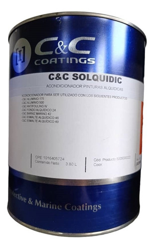 C&c Solcrilic (solvente Para Poliuretano) Galon