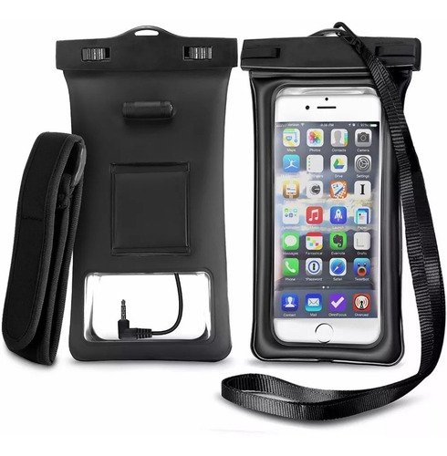 Funda Sumergible Celular Selfie Agua Con Entrada Auriculares