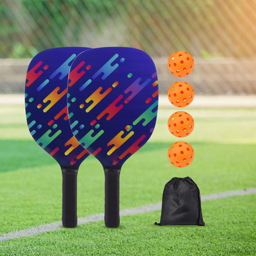 Pickleball Paddles Set De 2 2 Raquetas Con Comfort Grip 4