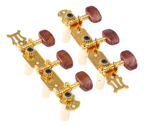 Cabezales De Máquina De Cuerdas Para Guitarra Clásica, 2 Pie