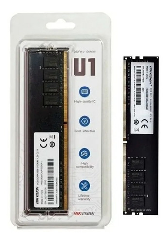 Imagen 3 de 6 de Memoria Pc Gamer Ddr4 8gb Ram Hikvision Udimm 2666mhz