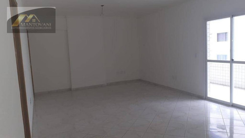 Imagem 3 de 10 de Apartamento Com 3 Dormitórios À Venda, 149 M² Por R$ 580.000,00 - Vila Guilhermina - Praia Grande/sp - Ap2996