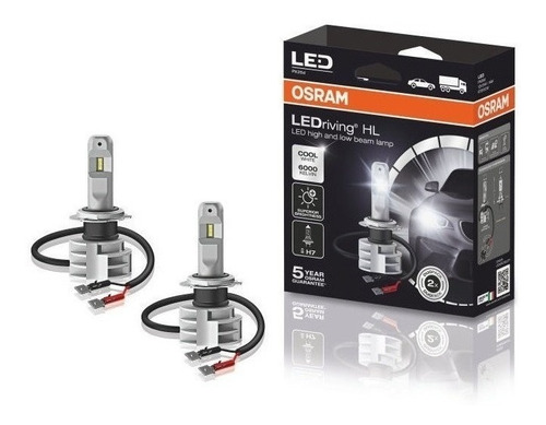 Bombillos Led Osram Kit H7 Ledriving Premium 6000k Italia X2