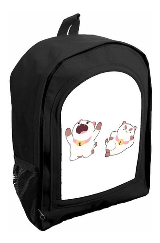 Mochila Negra Nena Nene Jardin/ Preescolar Cachorros Ar5