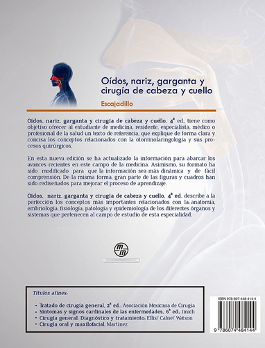 Oídos, Nariz, Garganta Y Cirugía De Cabeza Y Cuello