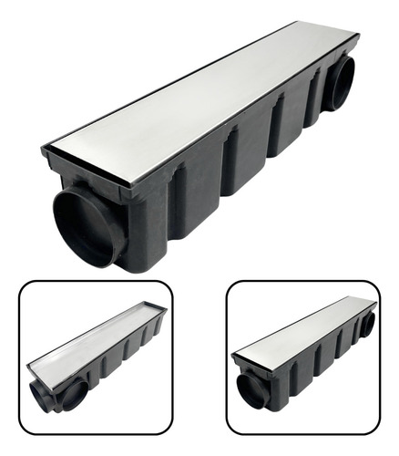 Ralo Invisível 10x50 Cola Piso 2 Em 1 Coletor Modular