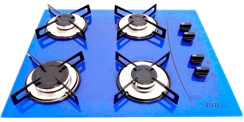 Fogão Cooktop 4 Bocas *escolha Cor Antes De Comprar