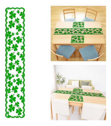 5 De Mesa Decorativo Para El Día De Patricio, 183x33cm,