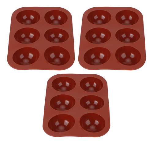 Molde De Silicona Semiesférico Para Hornear Chocolate, 3 Pie