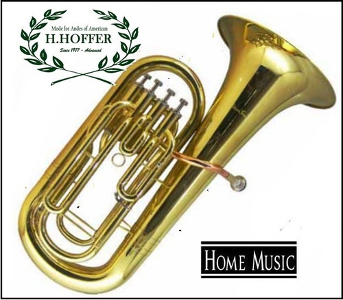 Eufonio H. Hoffer De 4 Pistones Estuche Calidad Superior G