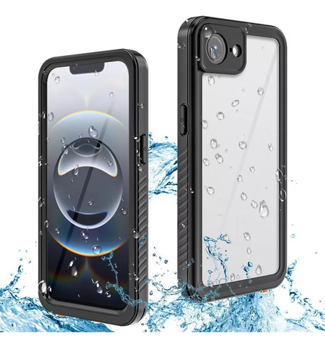 Capa Para iPhone 16e Com Protetor De Tela À Prova D'água