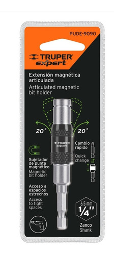 Extensión Articulada Para Puntas,cambio Rapido Truper Expert