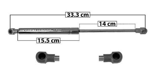 1-amortiguador Cofre Izq O Der Spart Bmw 525i 97-03