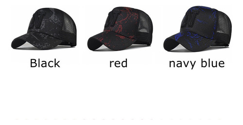 Gorra De Béisbol Casual De Malla Transpirable Para Exteriore