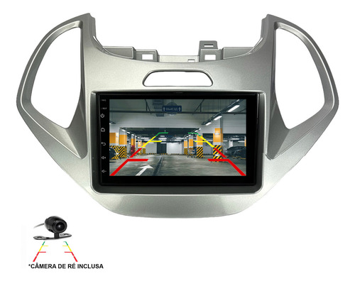 Kit de centro multimedia Android Ford Ka 2014 A 2018 Plateado