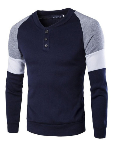 Imagen 3 de 7 de Sweater Sueter Slim Fit Algodon #3201