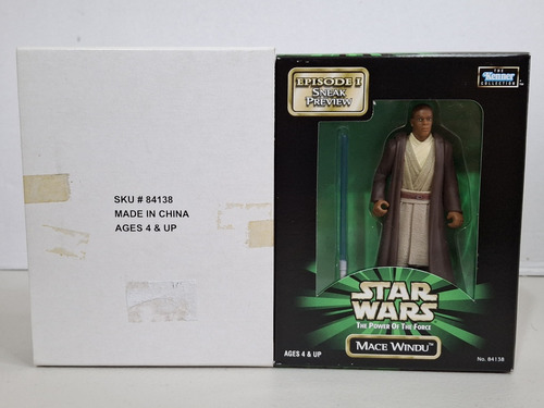 Star Wars Mace Windu 1998 The Power Of The Force Kenner 