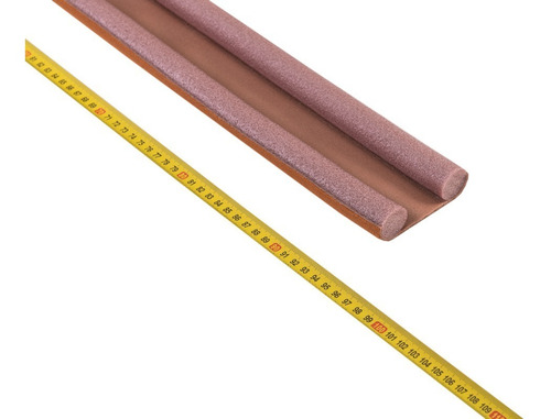 Zócalo Burlete Suprabond Doble Bajo Puerta 95cm - Marrón