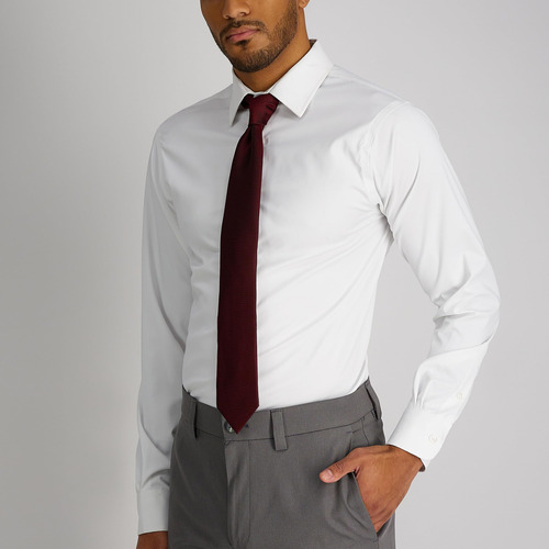 Corbata Calvin Klein Hc Modern Gingham Para Hombre, Color Bu