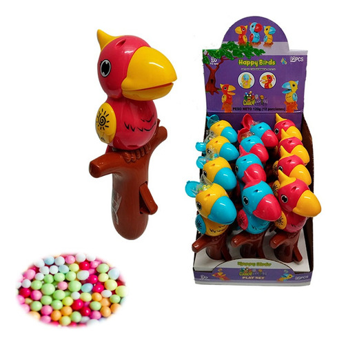 Candy Leetro  Dulces Happy Birds X 12 Uds