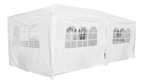 Toldo Carpa 6x3m Paredes  Ventanas Fiesta Jardin Escuela