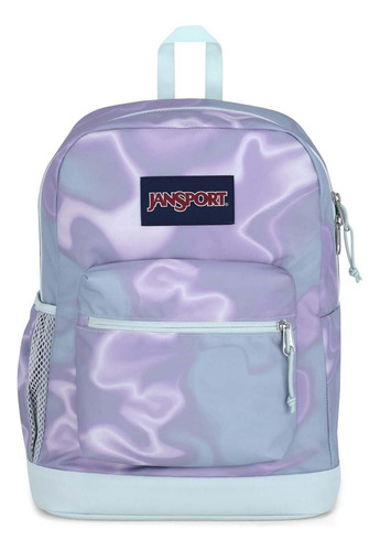Mochila Jansport Cross Town Plus Urbana 26l Porta Notebook Color Platinum Puddles Diseño De La Tela Poliéster