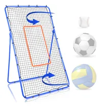Comprar Red Rebotador Fútbol Béisbol Entrenamiento Portería 1.2*1.8m Red de Rebote con 5 Ángulos Ajustables Red de Entrenamiento Portátil Adecuada para Béisbol, Softbol, Fútbol, Voleibol, Lacrosse, Tenis...