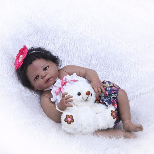 Bebe Reborn Negra 55cm Promocao 100 Silicone Frete Gratis Mercado Livre Bebe Reborn Negra 55cm Promocao 100 Silicone Frete Gratis Mercado Livre