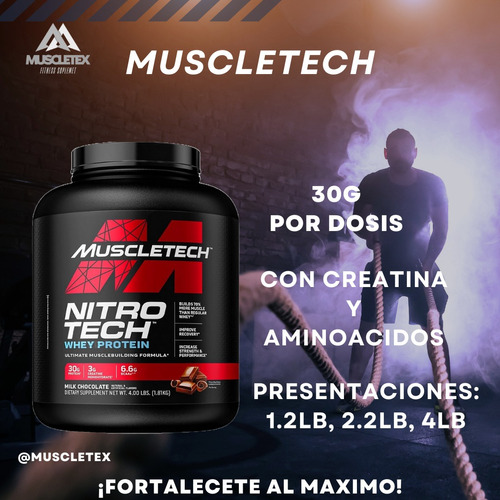 Proteina De Whey Muscletech-nitrotech