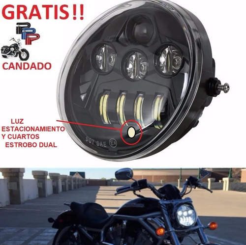 Faro Led Harley V-rod V Night Rod Vrod Vrsc Vrsca 2002-2018