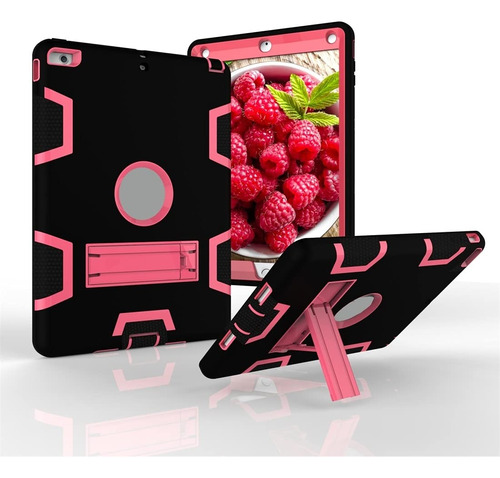 Dmtrab Para iPad Air Pc Prueba Golpe + Funda Protectora Rosa