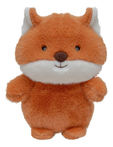 Peluche Chico De Animales Ultra Suave Y Esponjoso Color Naranja Oscuro