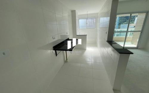 Imagem 5 de 15 de Apartamento 2 Dormitórios Com Sacada Gourmet No Forte Em Praia Grande Sp.