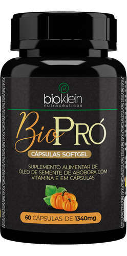 Kit 2 Biopró Óleo De Semente De Abóbora 60 Cápsulas Bioklein
