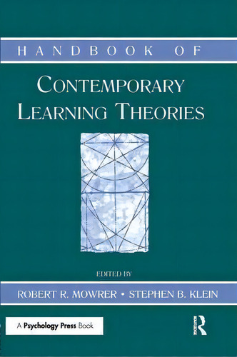 Handbook Of Contemporary Learning Theories, De Robert R. Mowrer. Editorial Taylor Francis Ltd, Tapa Blanda En Inglés