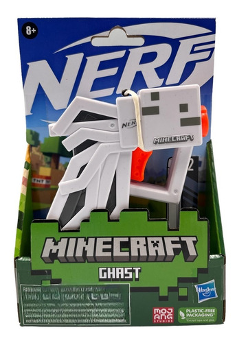 Nerf Minecraft Ghast Hasbro Con 2 Dardos 10x10cm