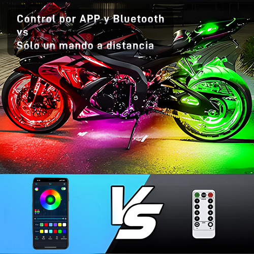 Luces De Ambiente Para Italika Ft200 Chasis De Motocicletas